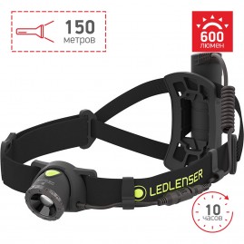 Cветодиодный налобный фонарь LED LENSER NEO 10R черный