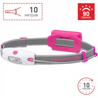 Налобный фонарь LED LENSER NEO Розовый
